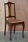 Antike englische handgeschnitzte Löwen Stühle in Pfotenfüßen aus Hartholz, 2er Set 2