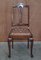Antike englische handgeschnitzte Löwen Stühle in Pfotenfüßen aus Hartholz, 2er Set 3