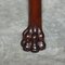 Antique Hardwood English Hand Carved Lion Hairy Paw Feet Chairs, Set of 2, Image 10