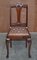 Antike englische handgeschnitzte Löwen Stühle in Pfotenfüßen aus Hartholz, 2er Set 17