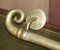 Large Tall Victorian Brass Door Handles, Set of 2 7