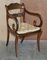Hartholz & Messing Esszimmerstühle von John Gee, 1779-1824, 12er Set 15