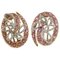 Tourmalines, Diamonds and Rose Gold Earrings, Image 1