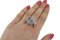 Diamond, Sapphire, Ruby & 18K Gold Ring, Image 6
