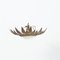 Mid-Century Sunburst Brass Pendant Lamp, 1960s, Image 8