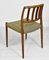 Rosewood & Wool Model 83 Dining Chairs by Niels Otto Møller for J. L. Møllers, Set of 8 7