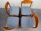 Dining Room Chairs, Denmark, 1960s, Set of 4 10