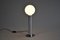 Lámpara de mesa italiana minimalista de cromo, años 70, Imagen 9