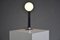 Lámpara de mesa italiana minimalista de cromo, años 70, Imagen 10
