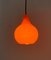 Mid-Century German AH Glass Pendant Lamp from Peill & Putzler, Set of 3 11