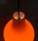 Mid-Century German AH Glass Pendant Lamp from Peill & Putzler, Set of 3, Image 8