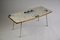 Mid-Century Colorful Mosaic and Brass Coffee Table by Berthold Müller 4