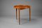 Scandinavian Mid-Century Teak Side Table with Portable Tray 1