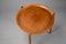 Scandinavian Mid-Century Teak Side Table with Portable Tray, Image 4