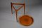 Table d'Appoint Scandinave Mid-Century en Teck avec Plateau Portable 8