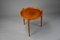 Table d'Appoint Scandinave Mid-Century en Teck avec Plateau Portable 9