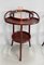 Curved Wooden Barbershop Tables in the Style of Thonet - 1920, Set of 2 12