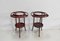 Curved Wooden Barbershop Tables in the Style of Thonet - 1920, Set of 2 2