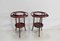 Curved Wooden Barbershop Tables in the Style of Thonet - 1920, Set of 2, Image 2