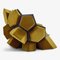 Quartz Sustainable Armchair in Gold Velvet by Biosofa 5