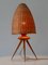 Mid-Century Scandinavian Rattan & Teak Table Lamp, 1960s 2