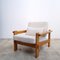 Brutalist Lounge Chair in Solid Pine, Denmark, 1970s 2