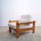 Brutalist Lounge Chair in Solid Pine, Denmark, 1970s, Image 9
