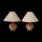 Teak Table Lamps from Dyrlund, Denmark, 1970s, Set of 2 1