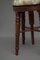 Mahogany Height Adjustable Stool 4