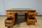 Large Double Desk in Oak, Italy, 1920s 4