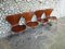 Teak 3107 Dining Chairs by Arne Jacobsen for Fritz Hansen, Set of 4, 1960s 1