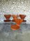 Teak 3107 Dining Chairs by Arne Jacobsen for Fritz Hansen, Set of 4, 1960s 2