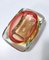 Orange Red Sommerso Glass Ashtray by Flavio Poli, Italy 8