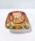 Orange Red Sommerso Glass Ashtray by Flavio Poli, Italy, Image 7