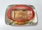 Orange Red Sommerso Glass Ashtray by Flavio Poli, Italy, Image 11