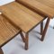 Modernist Oak Nesting Tables, 1960s, Set of 3 5