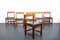 Vintage Solid Teak Dining Chairs, Denmark, 1960s, Set of 6, Image 4