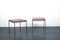 Tavolini da architetto vintage di Knud Joos per Jason Møbler, anni '50, set di 2, Immagine 4