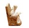 Monk-Shaped Alabaster and Marble Book Holders, Set of 2 8