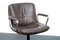 Chaise de Bureau Vintage en Cuir Marron, Allemagne, 1960s 10