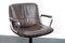 Vintage German Office Chair in Brown Leather, 1960s 10