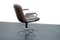 Vintage German Office Chair in Brown Leather, 1960s, Image 12