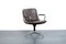 Vintage German Office Chair in Brown Leather, 1960s, Image 1