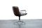 Vintage German Office Chair in Brown Leather, 1960s, Image 3