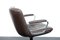 Vintage German Office Chair in Brown Leather, 1960s 11