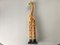Jirafa tallada a mano de madera, años 90, Imagen 1