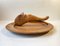 Vintage Beech Nutcracker and Teak Bowl by Kay Bojesen, 1930s, Set of 2, Image 2