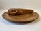 Vintage Beech Nutcracker and Teak Bowl by Kay Bojesen, 1930s, Set of 2, Image 1