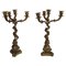 Antike französische Ormolu Dore Kerzenständer aus Bronze, 19. Jh., 2er Set 1