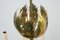 Brass Laurel Wreath 12-Armed Chandelier from United Workshops, 1950s, Image 7